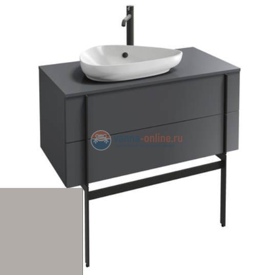 Тумба под раковину Jacob Delafon Nouvelle Vague 100 EB3040-M54, серый титан мягкий