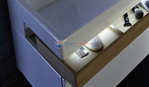 Раковина Jacob Delafon Terrace, без подсветки, 120 х 49 см