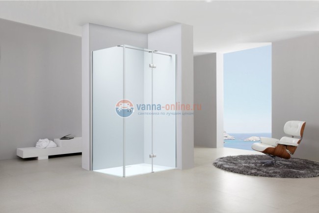 Душевой уголок Black&White Stellar Wind S708L/R, 90 x 120 см