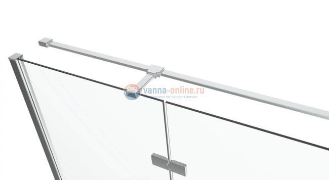 Душевой уголок Black&White Stellar Wind S708L/R, 90 x 120 см