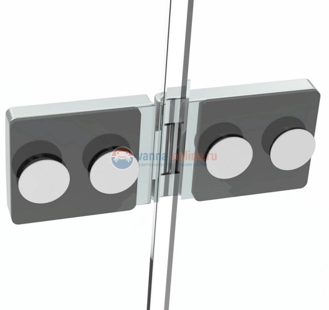 Душевой уголок Black&White Stellar Wind S708L/R, 90 x 120 см