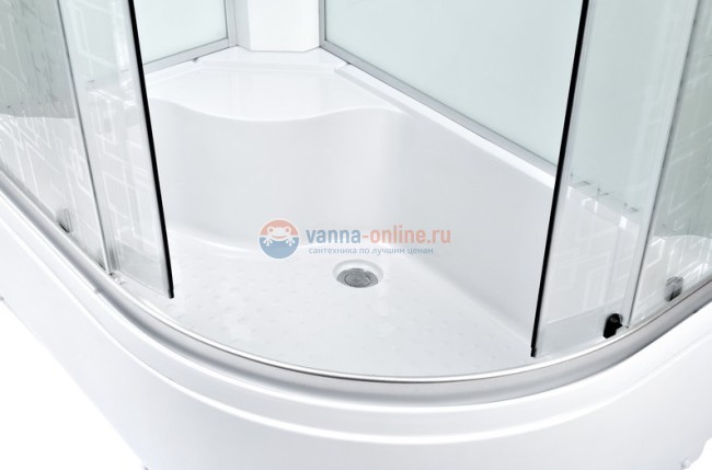 Душевая кабина Deto Em EM4511 L/R эл 110 x 80 см, с крышей, с электрикой