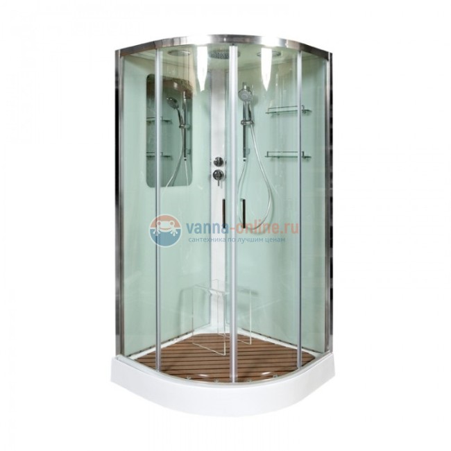 Душевая кабина Deto A 01 100 x 100 см, с крышей, стандартная
