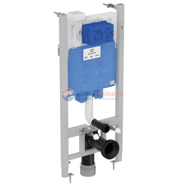 3 в 1 Промо-комплект 2,0 с унитазом EUROVIT Rimless K881201 с крышкой с функцией плавного закрытия E131801 и инсталляцией PROSYS 2,0 R046367