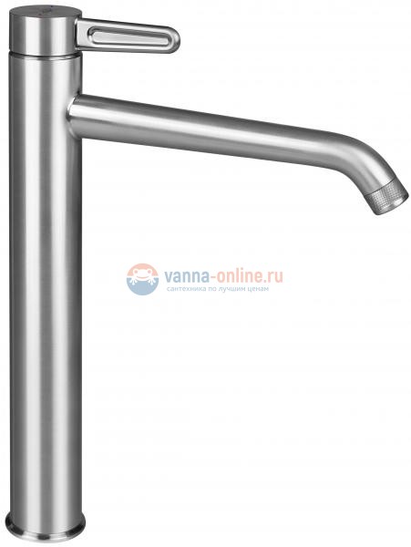 Смеситель Jacob Delafon Nouvelle Vague E78337-CAT для раковины, высокий, с донным клапаном, цвет хром матовый Смеситель Jacob Delafon Nouvelle Vague E78337-CAT для раковины, высокий, с донным клапаном, цвет хром матовый