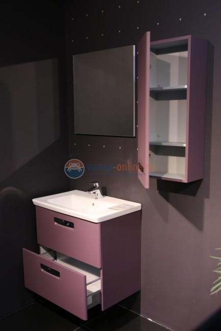 Тумба под раковину Roca Gap 80 ZRU9302740, цвет-виноград