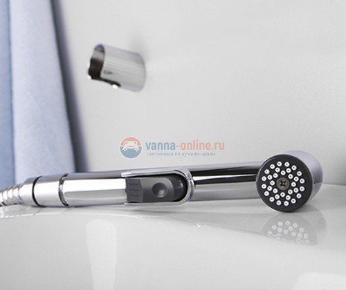 Смеситель WasserKRAFT Aller 1068 для раковины с гигиеническим душем, хром