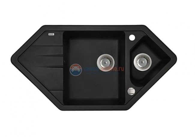 Кухонная мойка Iddis Vane G V26B965i87 96 x 50 x 22.7 см, Granucryl, угловая, черный Кухонная мойка Iddis Vane G V26B965i87 96 x 50 x 22.7 см, Granucryl, угловая, черный