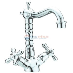 Смеситель Cezares RETRO-C-LS2-01 для раковины, хром Смеситель Cezares RETRO-C-LS2-01 для раковины, хром