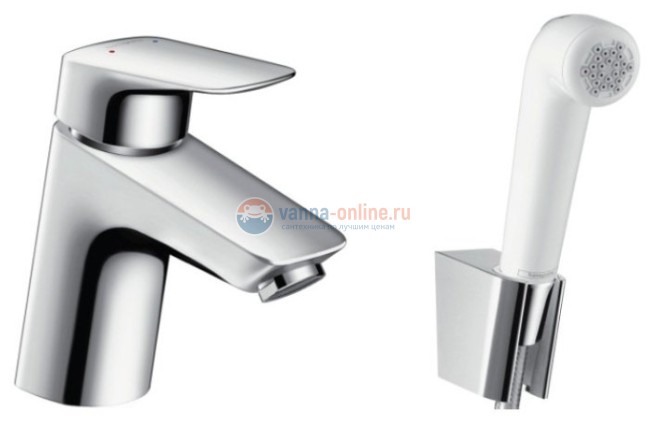 Смеситель Hansgrohe Logis 71290000 с гигиеническим душем