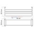 Полка для полотенец WasserKRAFT Berkel 888 Полка для полотенец WasserKRAFT Berkel 888