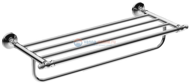 Полка для полотенец Art&Max Antic Crystal AM-2622SJ-Cr, хром Полка для полотенец Art&Max Antic Crystal AM-2622SJ-Cr, хром
