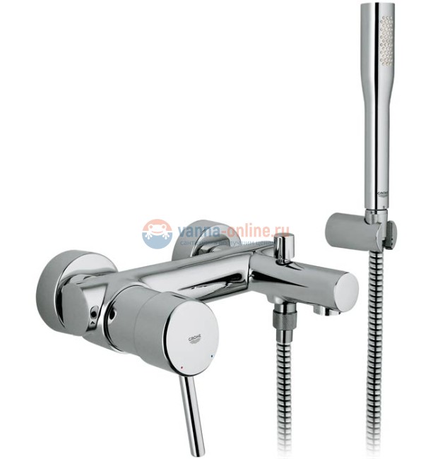 Смеситель Grohe Concetto New 32212 001 для ванны/душа с гарнитуром Смеситель Grohe Concetto New 32212 001 для ванны/душа с гарнитуром