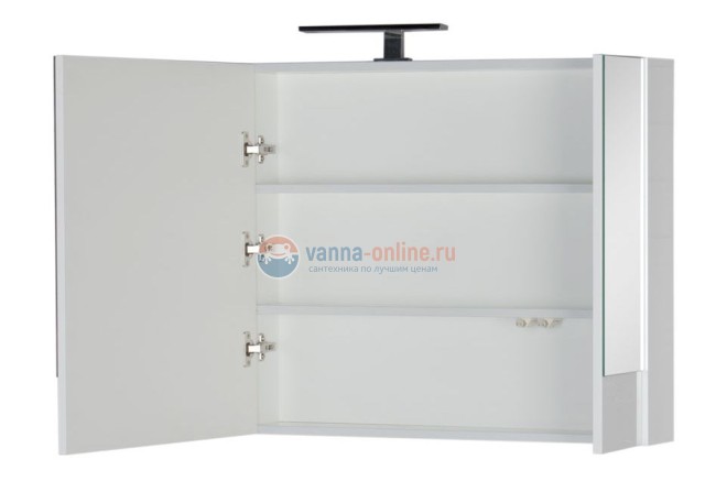 Зеркало-шкаф Aquanet Нота 100 (камерино) 00158859, цвет светлый дуб