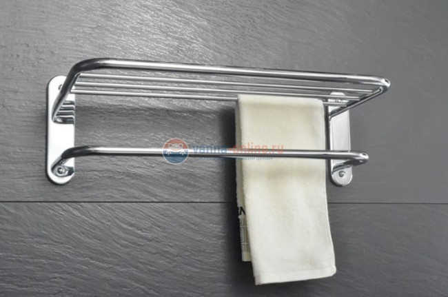 Полка Fixsen Hotel FX-31015 для полотенец, хром Полка Fixsen Hotel FX-31015 для полотенец, хром