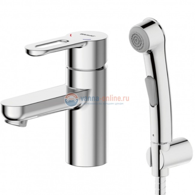 Смеситель Bravat Stream F137163C-1 для раковины с гигиеническим душем