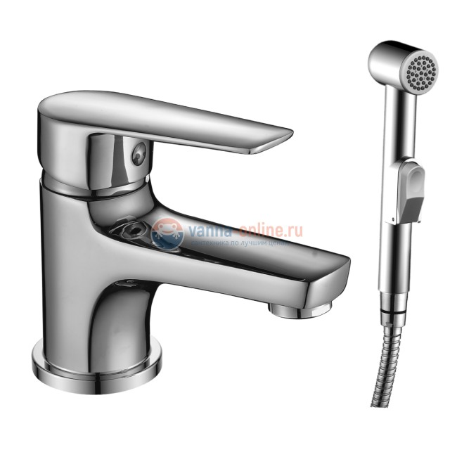 Смеситель для раковины Rossinka S35-15 с гигиеническим душем Смеситель для раковины Rossinka S35-15 с гигиеническим душем