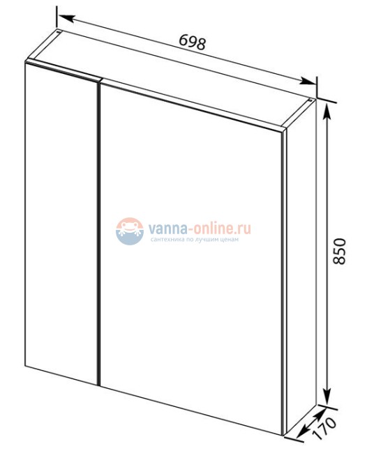 Зеркало-шкаф Aquanet Эвора 70 00182997, цвет дуб антик Зеркало-шкаф Aquanet Эвора 70 00182997, цвет дуб антик