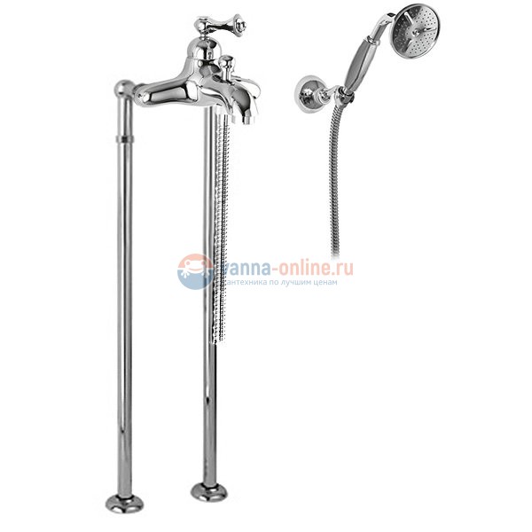 Смеситель Cezares Margot MARGOT-VDPM-01-M для ванны/душа, хром