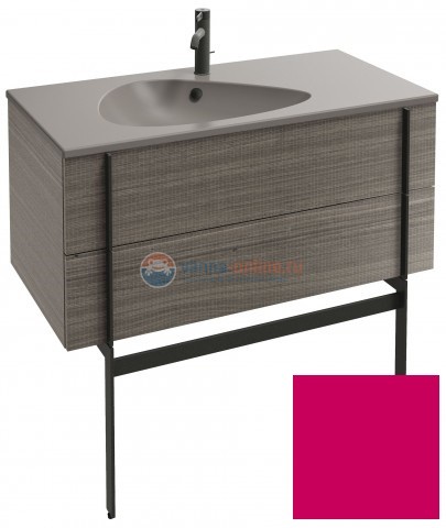 Тумба под раковину Jacob Delafon Nouvelle Vague 100 EB3032-M52, цвет - фуксия матовый