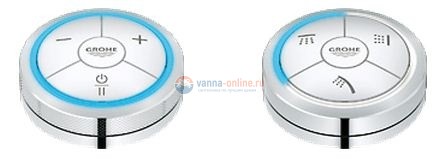 Электронная панель управления и переключатель для душа Grohe F-digital 36295000 Электронная панель управления и переключатель для душа Grohe F-digital 36295000