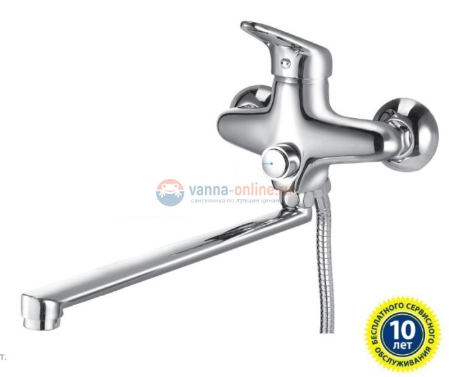 Смеситель Lemark Luna LM4157C универсальный, излив плоский