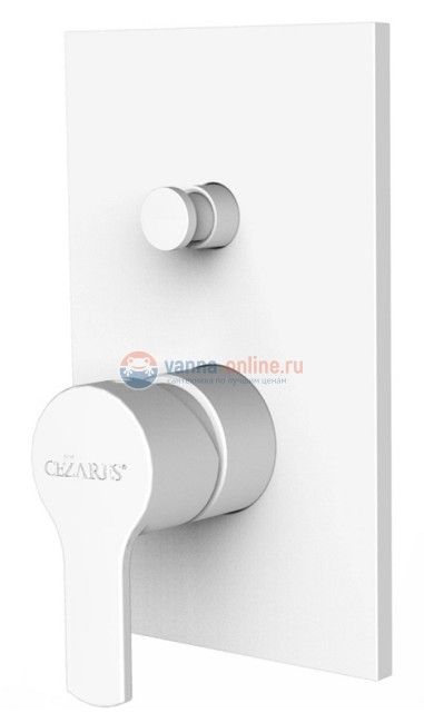 Смеситель для душа Cezares Ovest OVEST-VDIM-BIO, белый матовый Смеситель для душа Cezares Ovest OVEST-VDIM-BIO, белый матовый