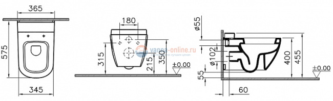 Подвесной унитаз Vitra D-Light 5911B003-1086 (5911L003L-1086), безободковый, с системой дозирования моюще-дезинфицирующих средств, крышка микролифт Подвесной унитаз Vitra D-Light 5911B003-1086 (5911L003L-1086), безободковый, с системой дозирования моюще-дезинфицирующих средств, крышка микролифт
