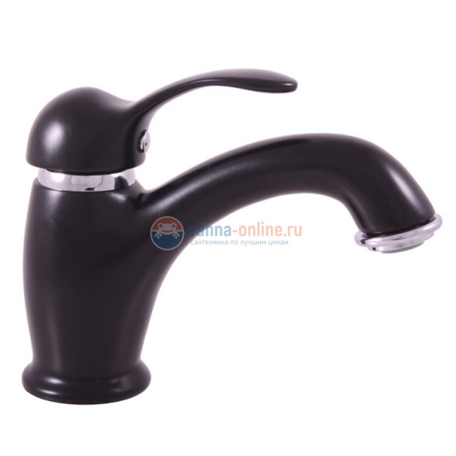 Смеситель для раковины Rav-Slezak Labe L026.5CMATC, черный матовый