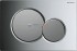 Клавиша Geberit Sigma Type 01 115.770.KA.5, пластик, хром глянцевый/матовый хром