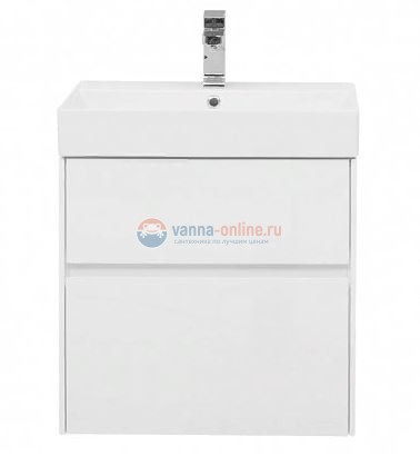 Тумба с раковиной Aquanet Бруклин 60 00203958, цвет- белый