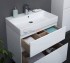 Тумба с раковиной Aquanet Бруклин 60 00203958, цвет- белый
