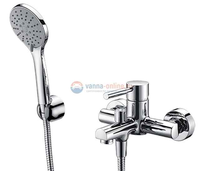 Смеситель WasserKRAFT MAIN 4101 для ванны и душа с коротким изливом, хром Смеситель WasserKRAFT MAIN 4101 для ванны и душа с коротким изливом, хром