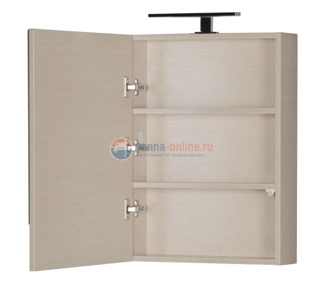 Зеркало-шкаф Aquanet Нота 58 (камерино) 00165370, цвет белый