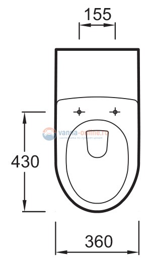 Крышка-сиденье Jacob Delafon Odeon E4750-00 standart