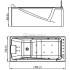 Ванна гидромассажная акриловая Orans BT-65108 L/R, 170 х 75 см Ванна гидромассажная акриловая Orans BT-65108 L/R, 170 х 75 см