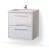 Тумба под раковину Raval Quadro Qua.01.60/P/W, 60 см, белая  (Qua.01.60/P/W)