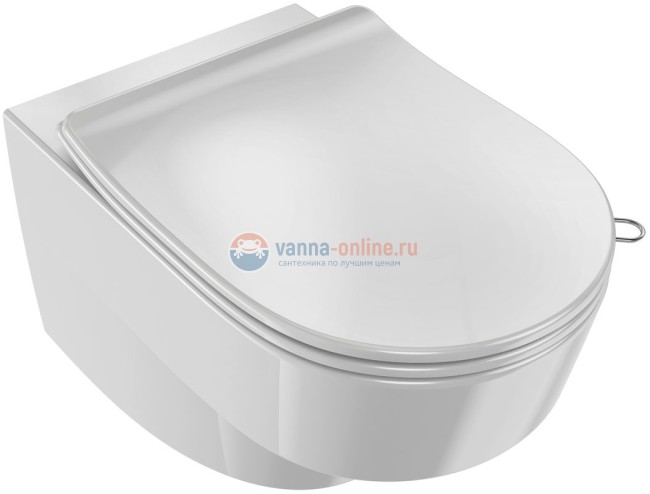 Подвесной унитаз Jacob Delafon Odeon Rive Gauche EDR102-00, безободковый Подвесной унитаз Jacob Delafon Odeon Rive Gauche EDR102-00, безободковый