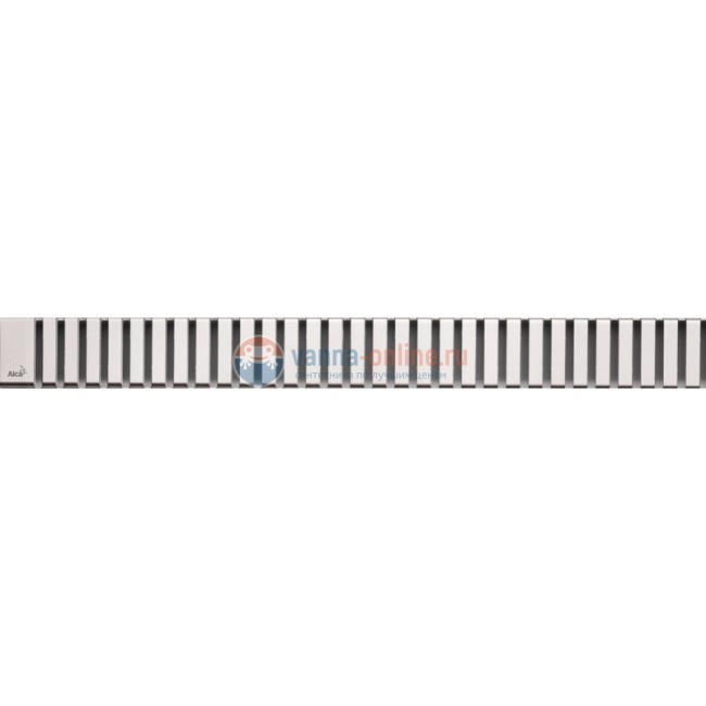 Решетка AlcaPlast Line-300 глянцевая/матовая