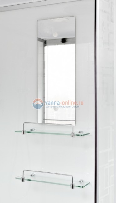 Душевая кабина Deto Em EM4510 N гм 100 x 100 см, без крыши, с гидромассажем