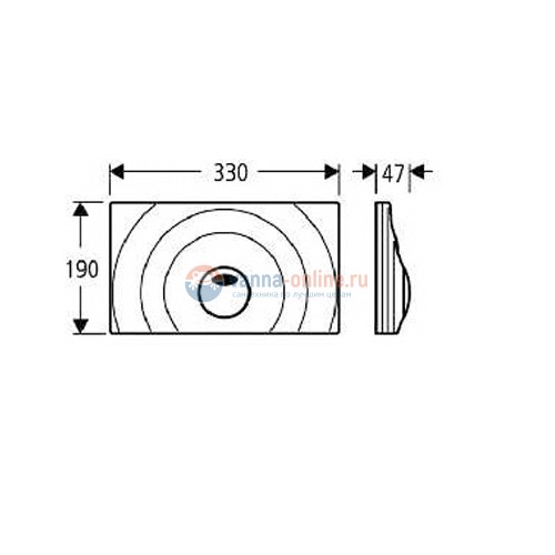 Кнопка для инсталляции Grohe 37864000Gr, альпин белый sntx