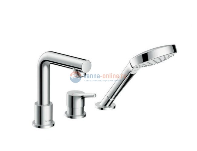 Смеситель Hansgrohe Talis S 72417000 на борт ванны, на 3 отверстия, хром Смеситель Hansgrohe Talis S 72417000 на борт ванны, на 3 отверстия, хром