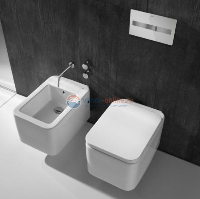 Кнопка смыва Roca PL2 890096005, Combi белая/хром Кнопка смыва Roca PL2 890096005, Combi белая/хром