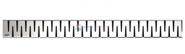 Решетка водосточная AlcaPlast Zip-750L, нержавеющая сталь глянцевая Решетка водосточная AlcaPlast Zip-750L, нержавеющая сталь глянцевая