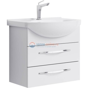 Тумба под раковину Aqwella Аллегро 65, подвесная, белый, Agr.01.06/2