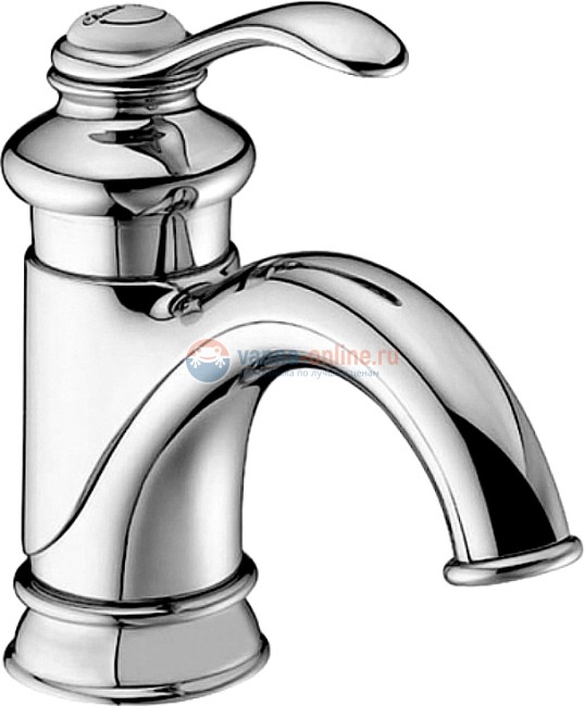 Смеситель Jacob Delafon Fairfax E72090 для раковины с донным клапаном Смеситель Jacob Delafon Fairfax E72090 для раковины с донным клапаном