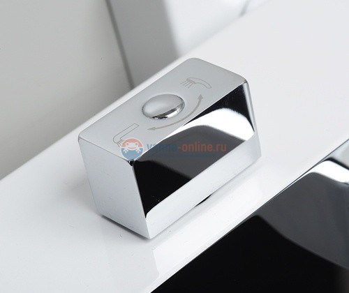 Смеситель WasserKRAFT ALLER 1061WHITE для ванны и душа с коротким изливом, комбинированное покрытие