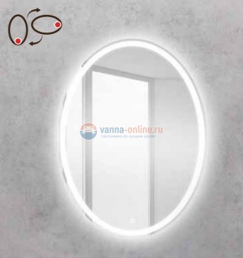 Зеркало BelBagno SPC-VST-600-800-LED-TCH 60 x 80 см со встроенным светильником и сенсорным выключателем
