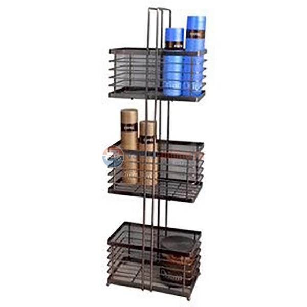 Полка прямоугольная Fixsen FX-852 трехэтажная, антик