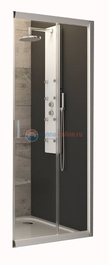 Душевая дверь Ravak Blix BLRV2K-100 1XVA0U00Z1, профиль сатин, стекло Транспарент